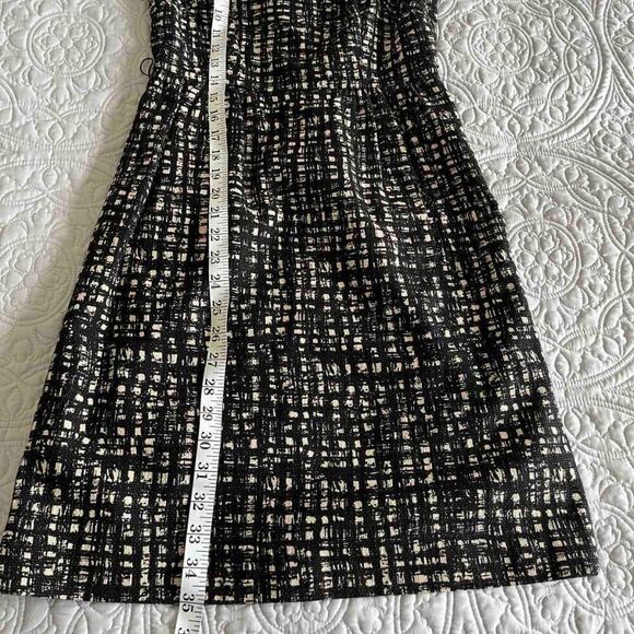 MICHAEL MICHAEL KORS Womens Black Cream Sleeveless Above The Knee Dress Size 4 - Picture 9 of 11